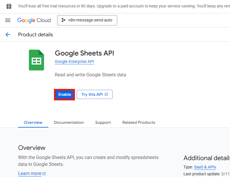 OAuth consent screen